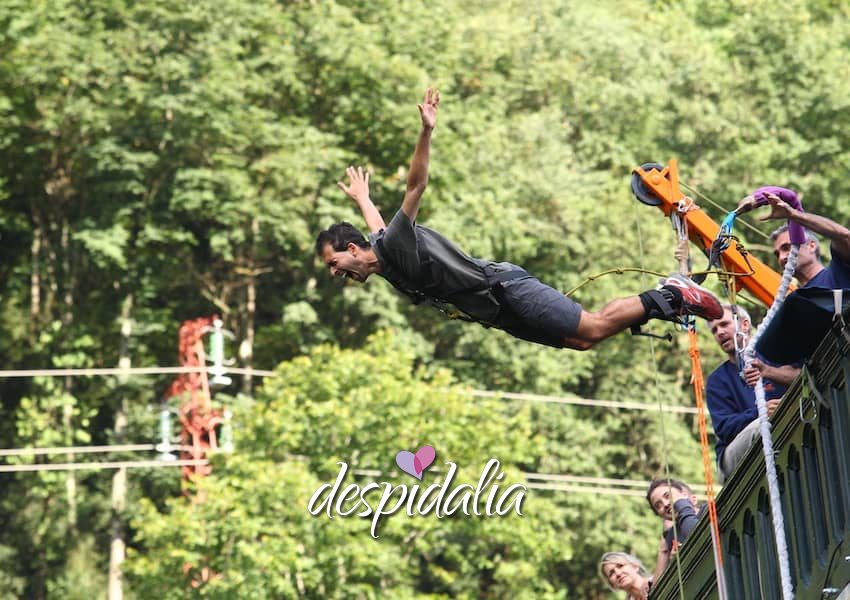 Bungee jumping stag and hen d