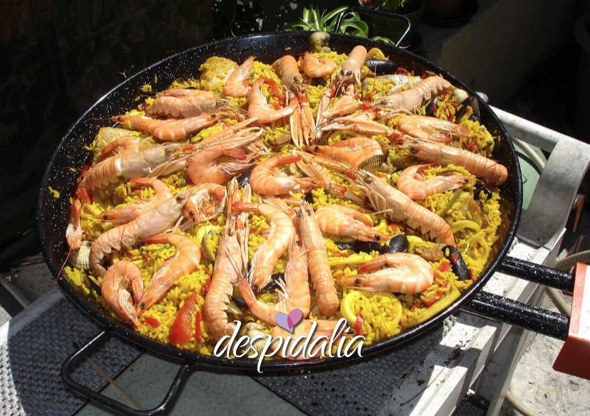 Typical food of Barcelona - Paella