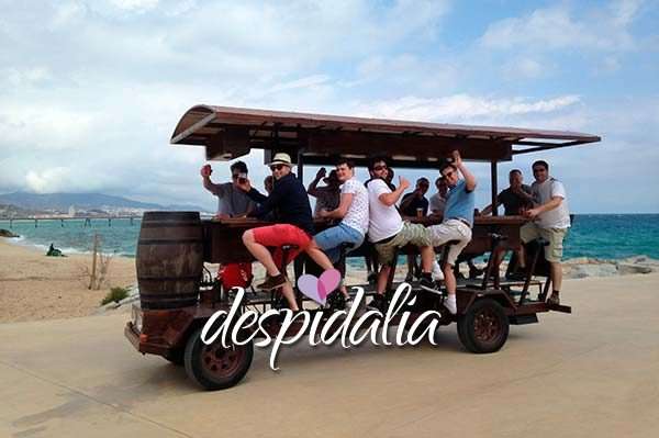 Beer bike in Barcelona Beer bike in Barcelona for hen parties, stag parties and birthdays