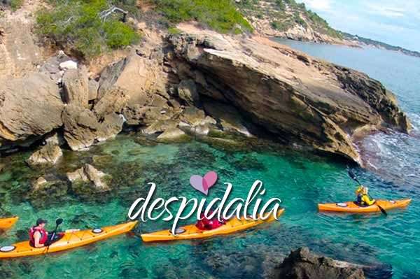 kayak kayak en Sitges