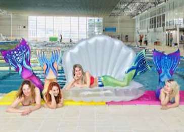 Mermaid Class in Barcelona for Hen Dos