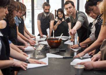 Candy making workshop in Barcelona for hen party