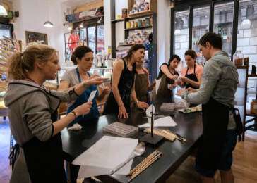 Chocolate workshop in Barcelona for hen parties